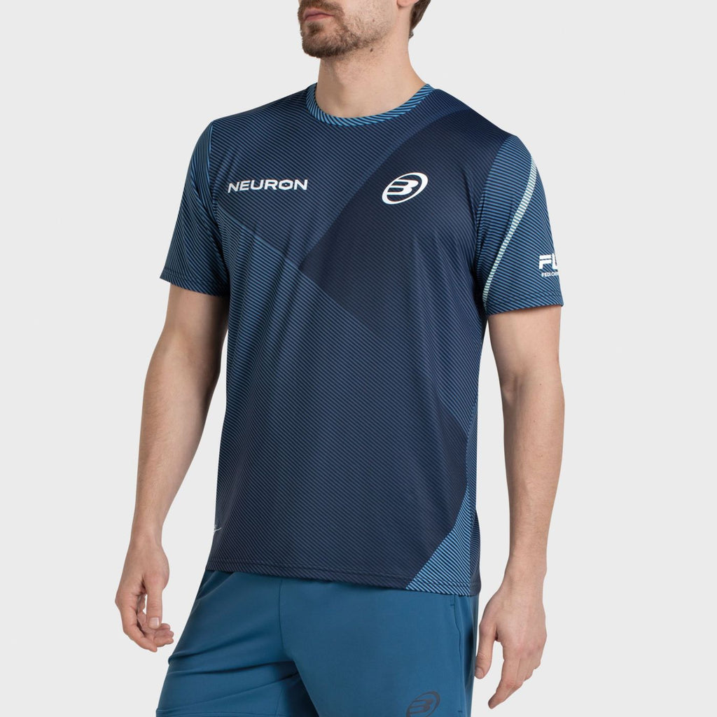 T-shirt Bullpadel Fede Chingotto 26I Bleu Atomique
