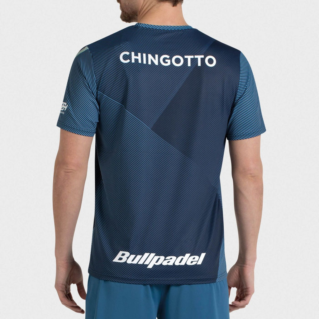 T-shirt Bullpadel Fede Chingotto 26I Bleu Atomique