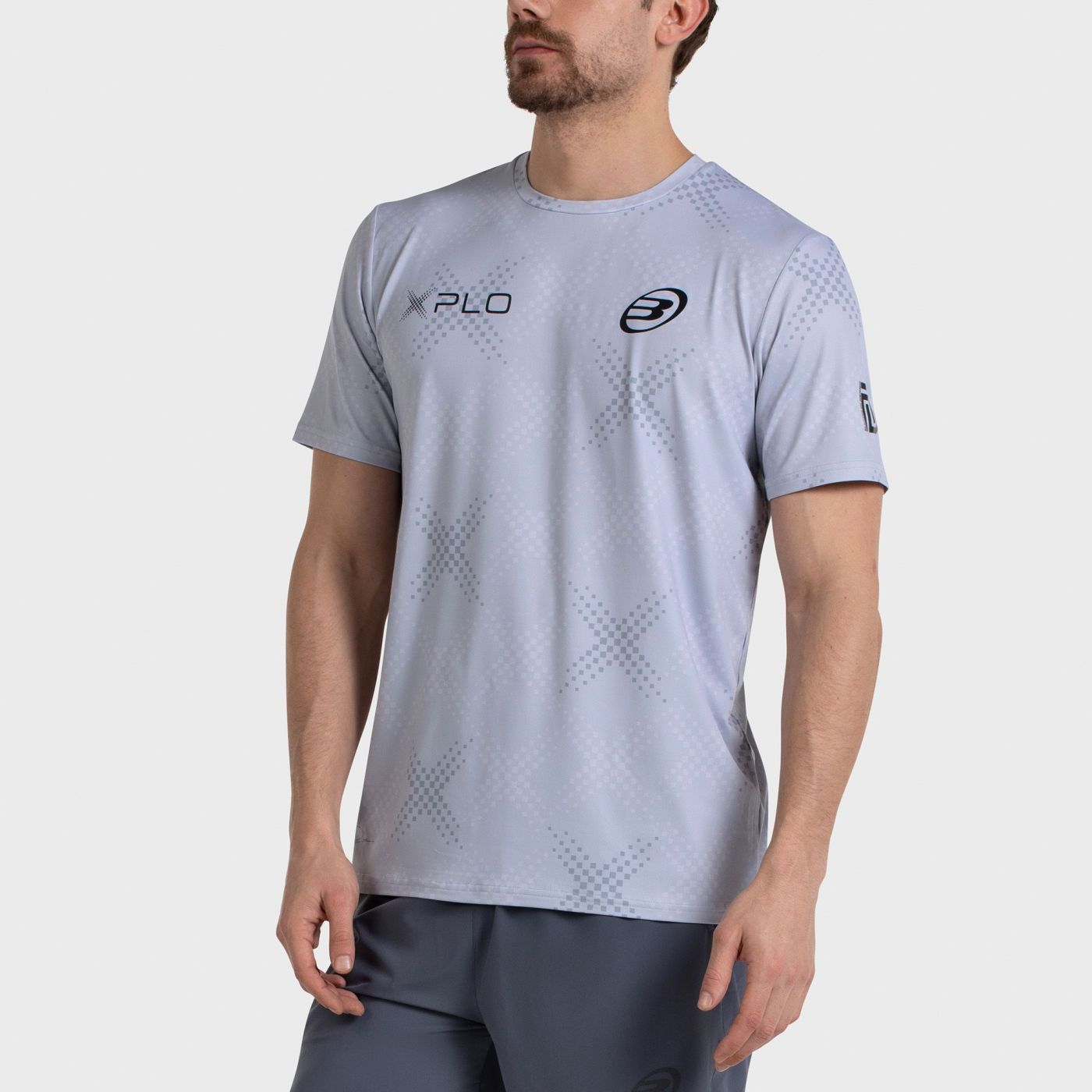 T-Shirt Bullpadel Martín Di Nenno 26I Hellgrau