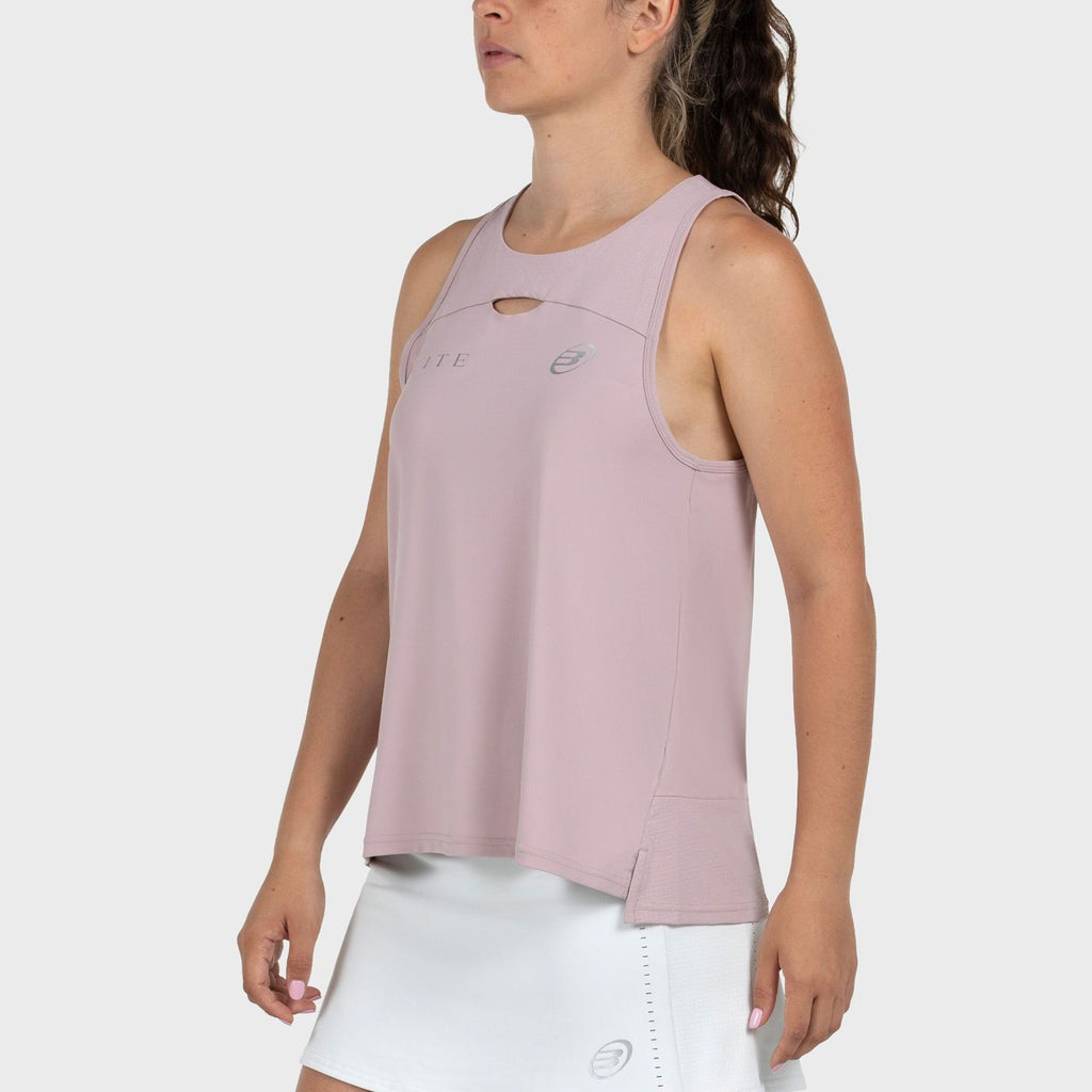 Camiseta Sin Mangas Bullpadel Gemma Triay 26I Rosa Sombra
