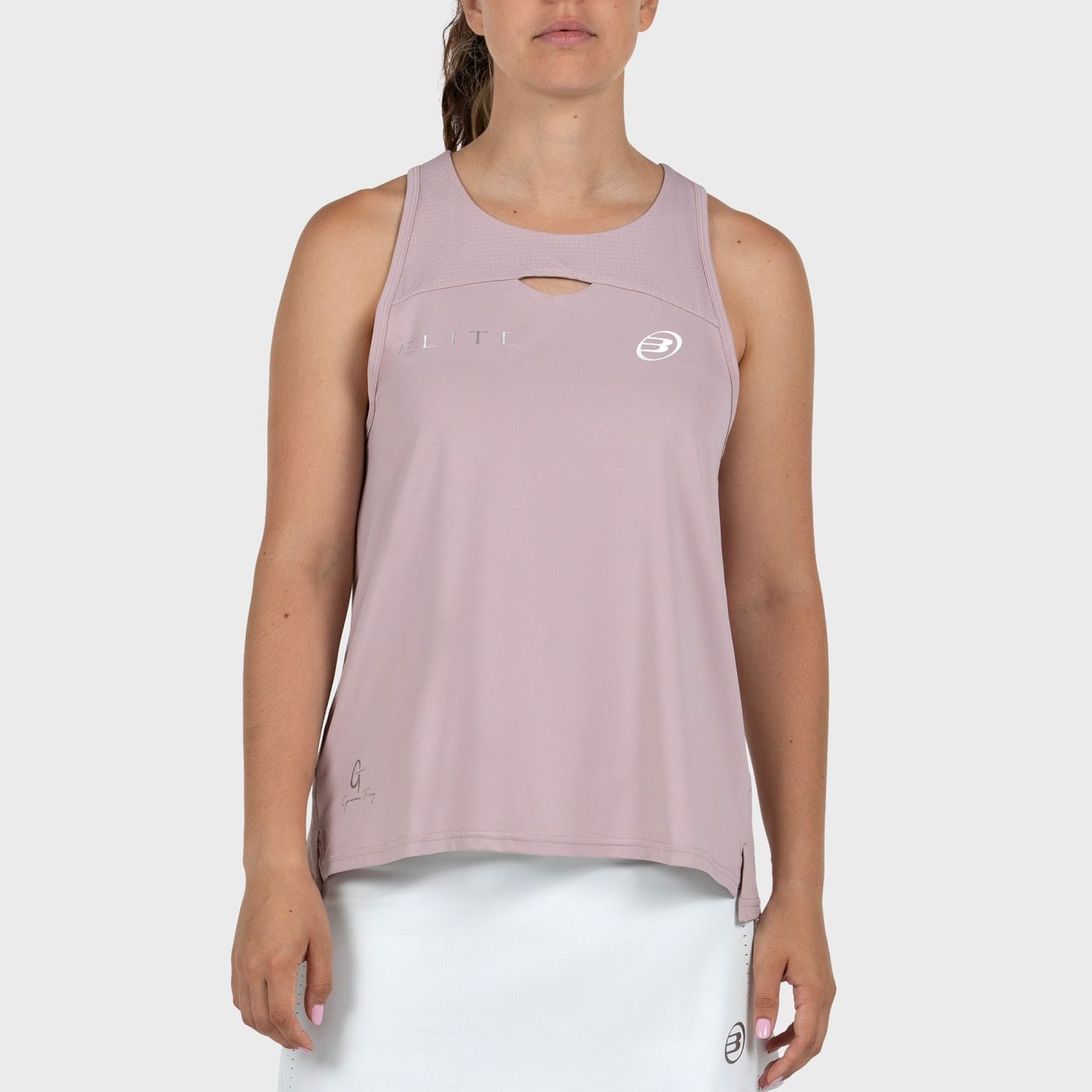 Camiseta Sin Mangas Bullpadel Gemma Triay 26I Rosa Sombra