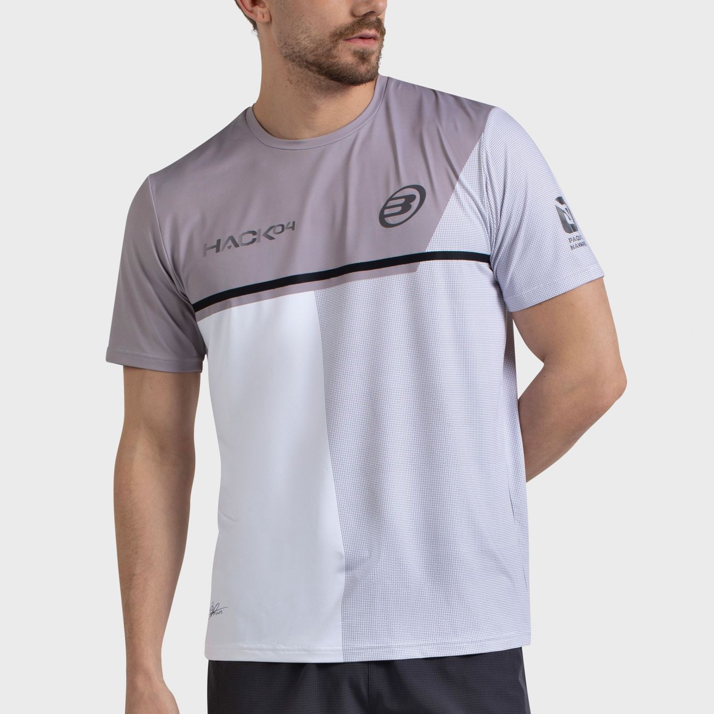T-Shirt Bullpadel Paquito Navarro 26I Weiß