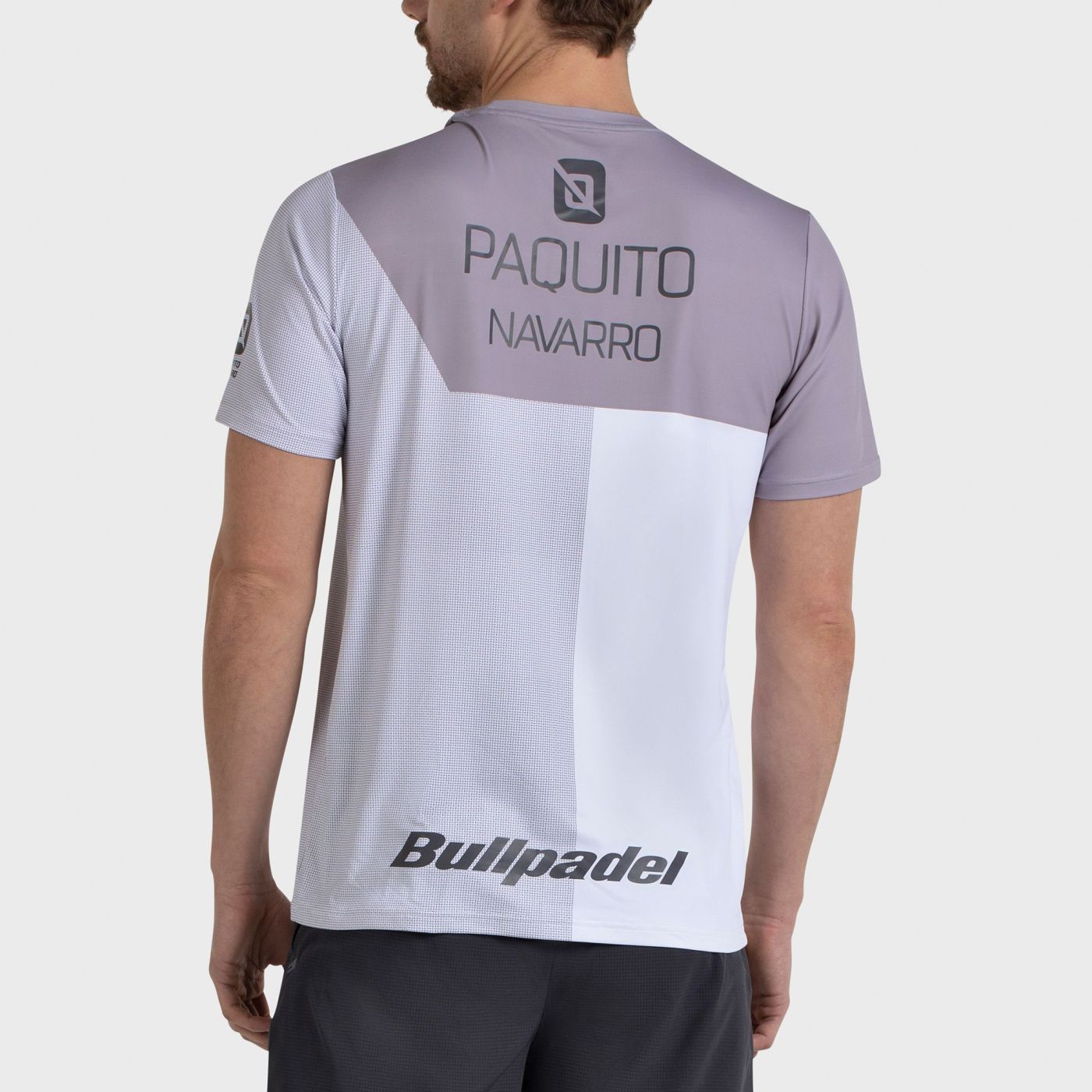 T-Shirt Bullpadel Paquito Navarro 26I Weiß