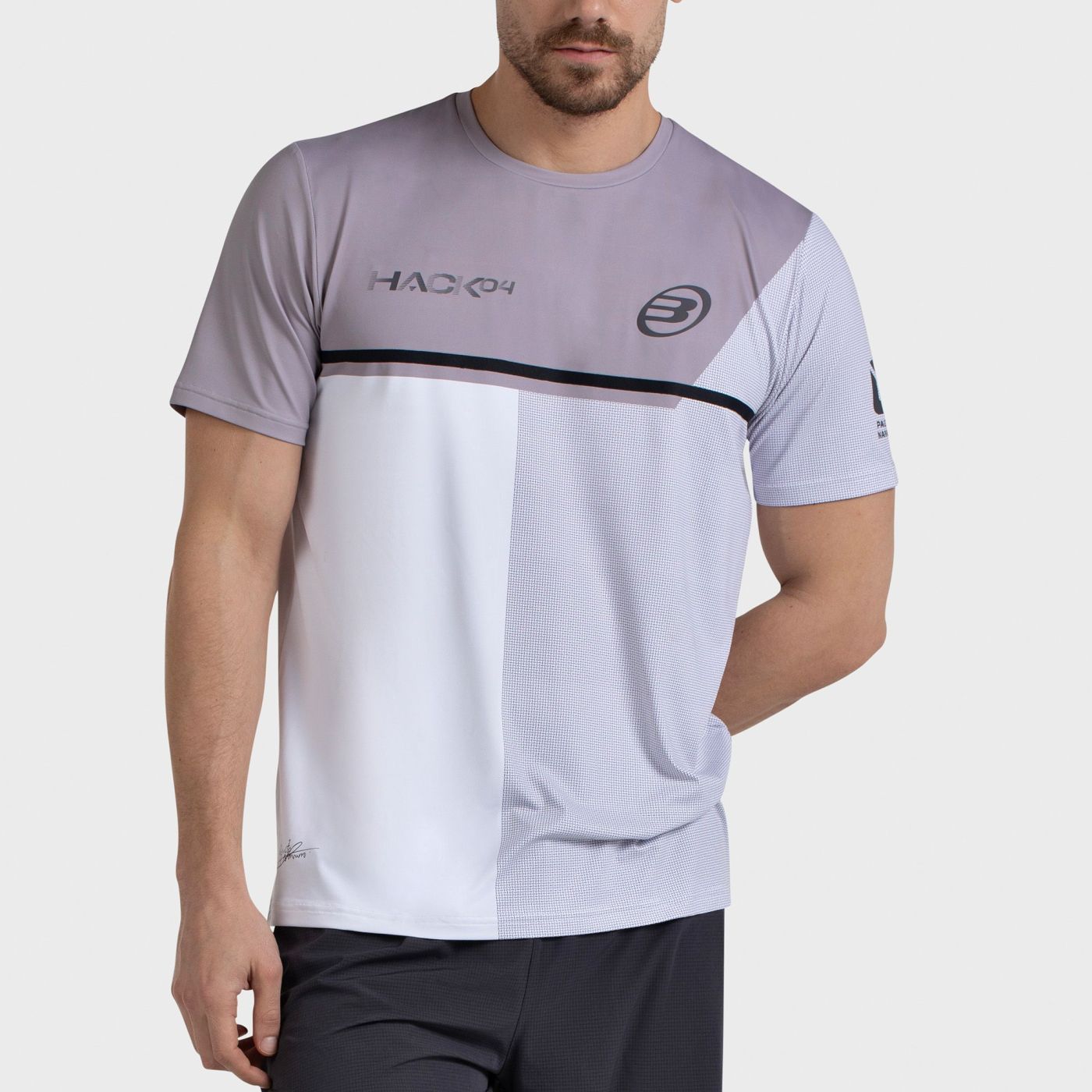T-Shirt Bullpadel Paquito Navarro 26I Weiß
