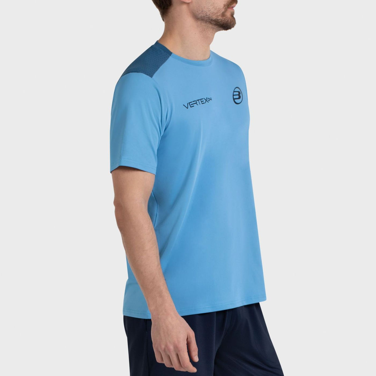 T-shirt Bullpadel Juan Tello 26I Bleu Clair