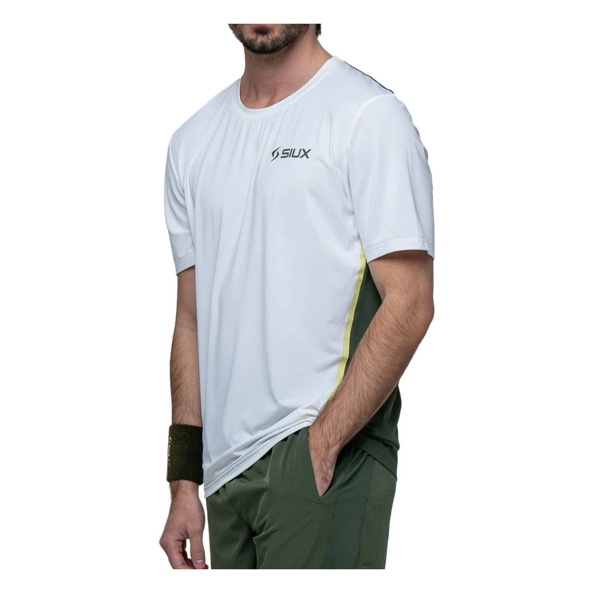 Camiseta SIUX Gareh 2026 Hombre Blanca