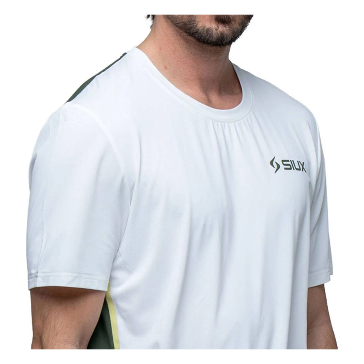 Camiseta SIUX Gareh 2026 Hombre Blanca