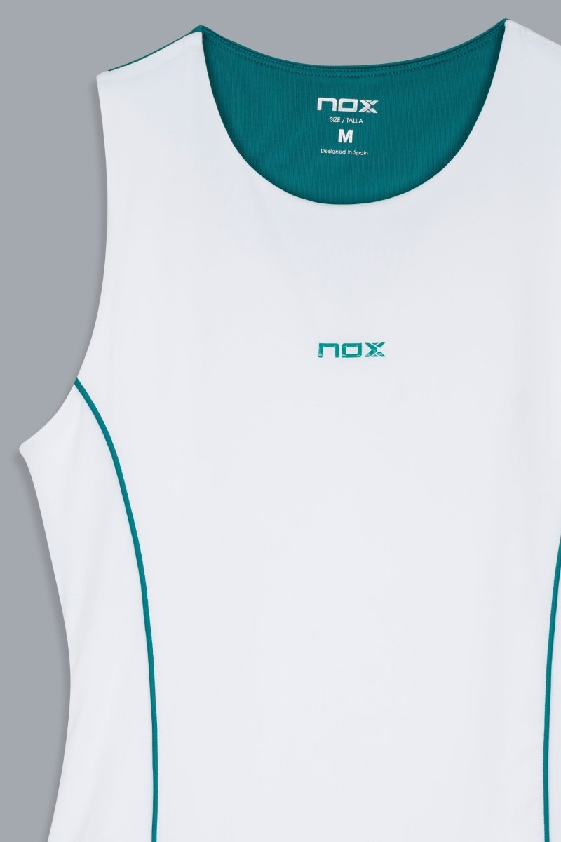 Canotta Tirantes Nox Pro White/Ivy Green Donna 2026 