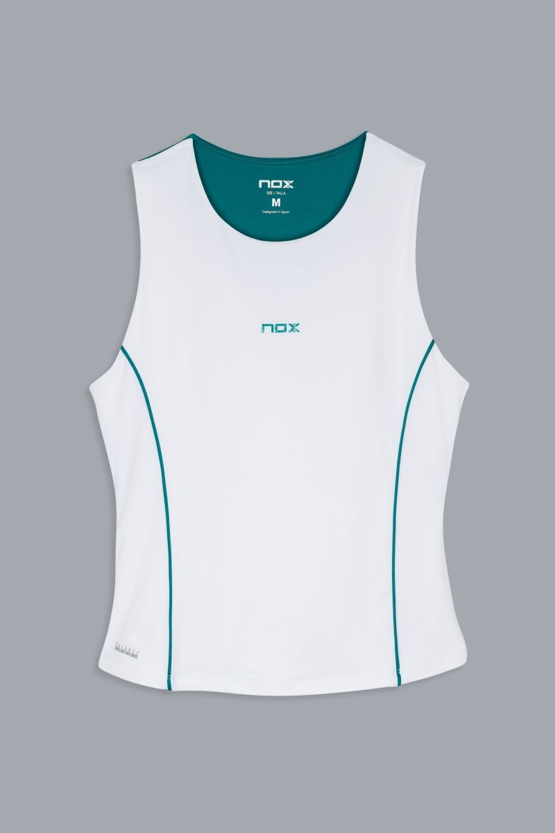 Canotta Tirantes Nox Pro White/Ivy Green Donna 2026 