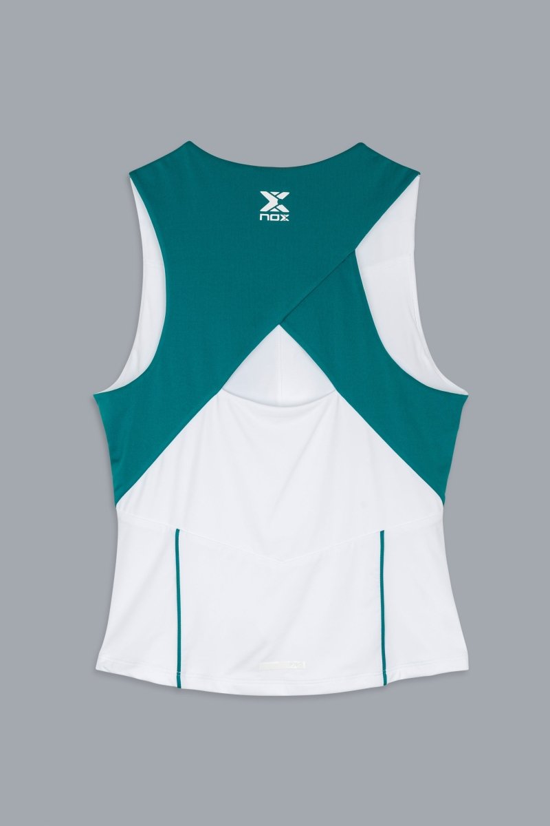Canotta Tirantes Nox Pro White/Ivy Green Donna 2026 
