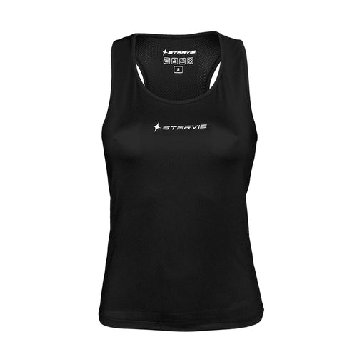 Camiseta de tirantes StarVie Negra Mujer
