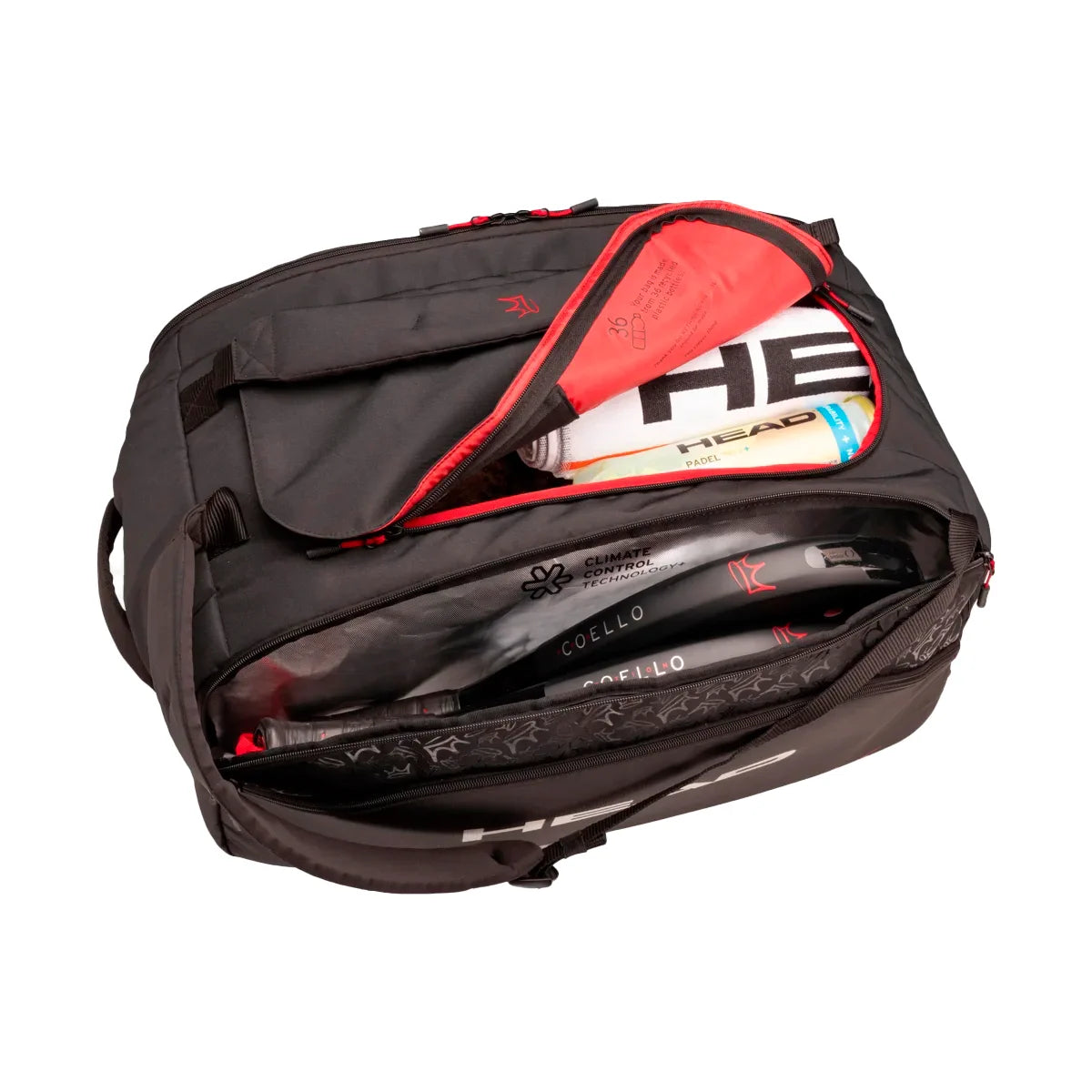 Racket Bag HEAD Coello Pro X Duffle L | Arthur Coello