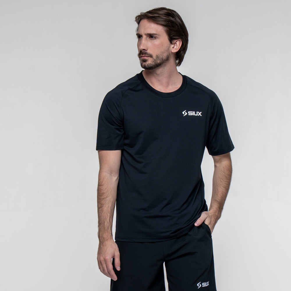 Camiseta SIUX Match 2026 Hombre Negra