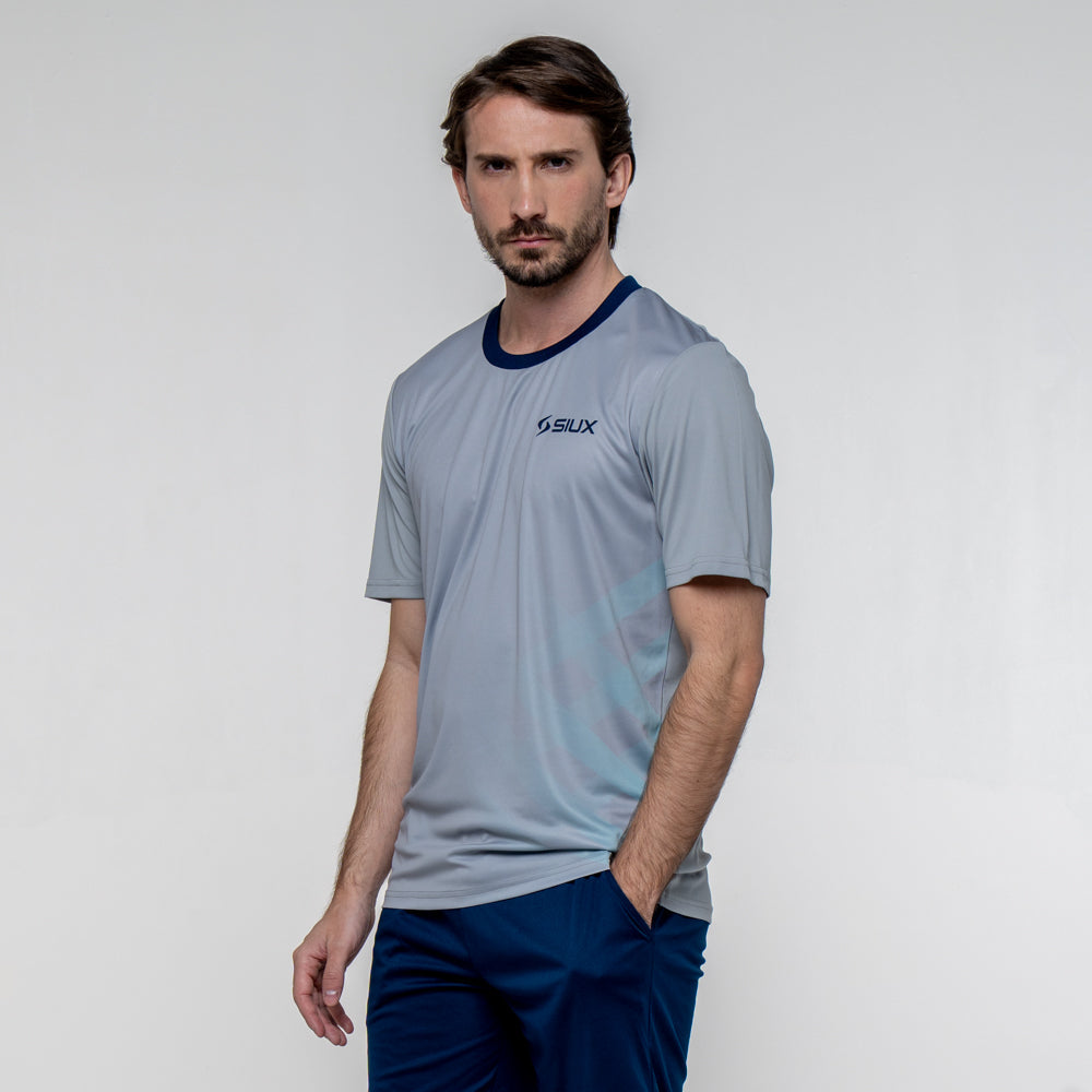 Camiseta SIUX Wave 2026 Hombre Gris