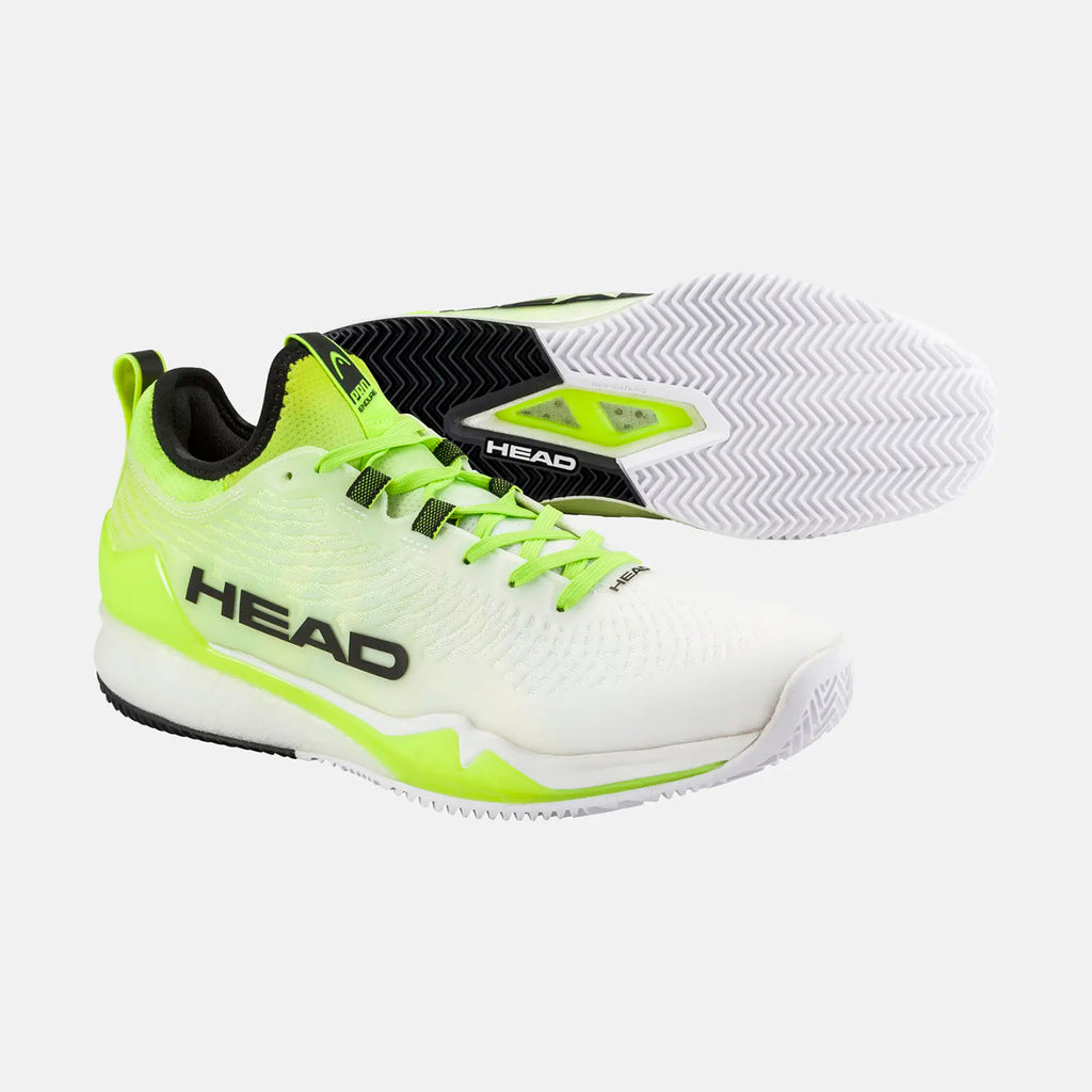 Padelschoenen Head Doorstaan Pro Clay Mannen Wit/Geel