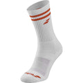 Socks Babolat White / Light Red Team Single 