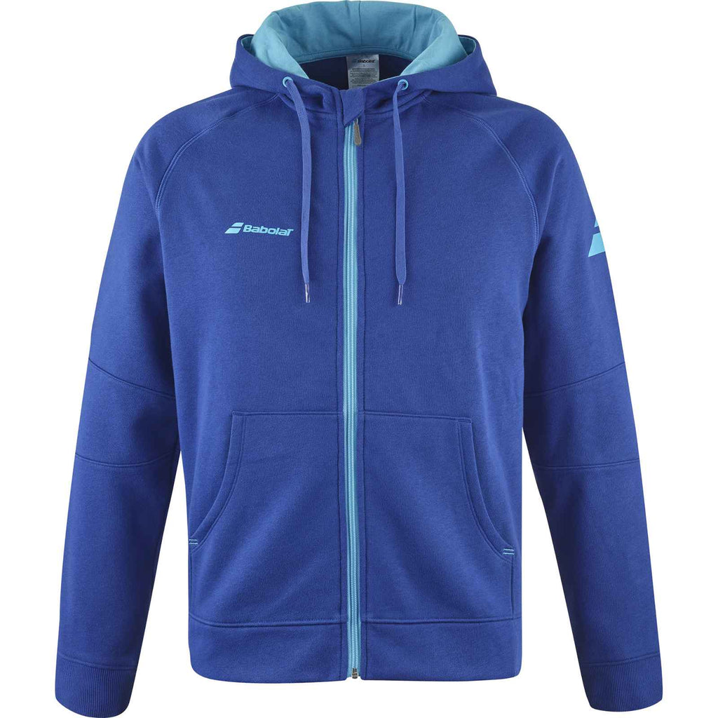 Exercise Hood Jacket Blue Men 