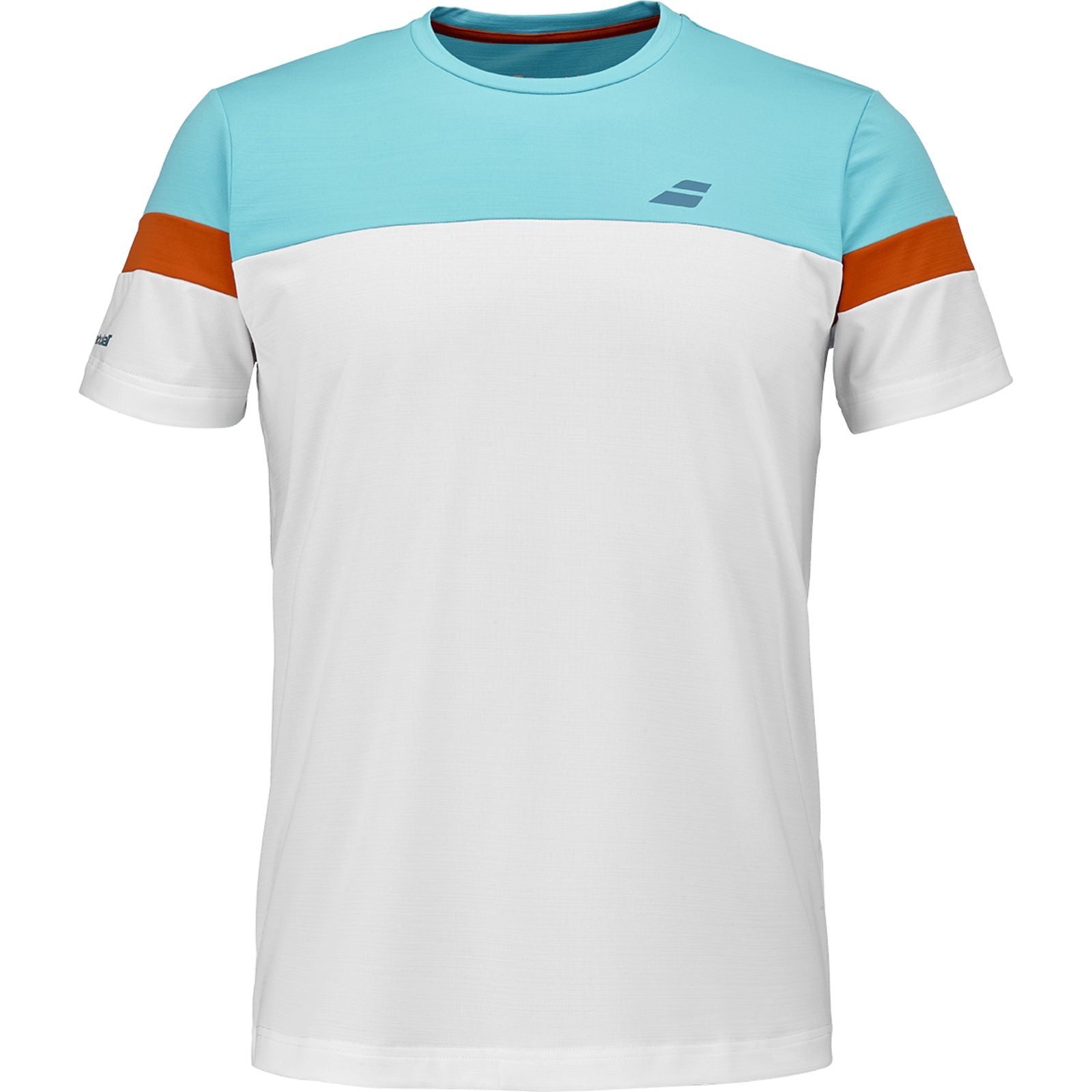 White Perf Babolat T-shirt Crew Neck Men 