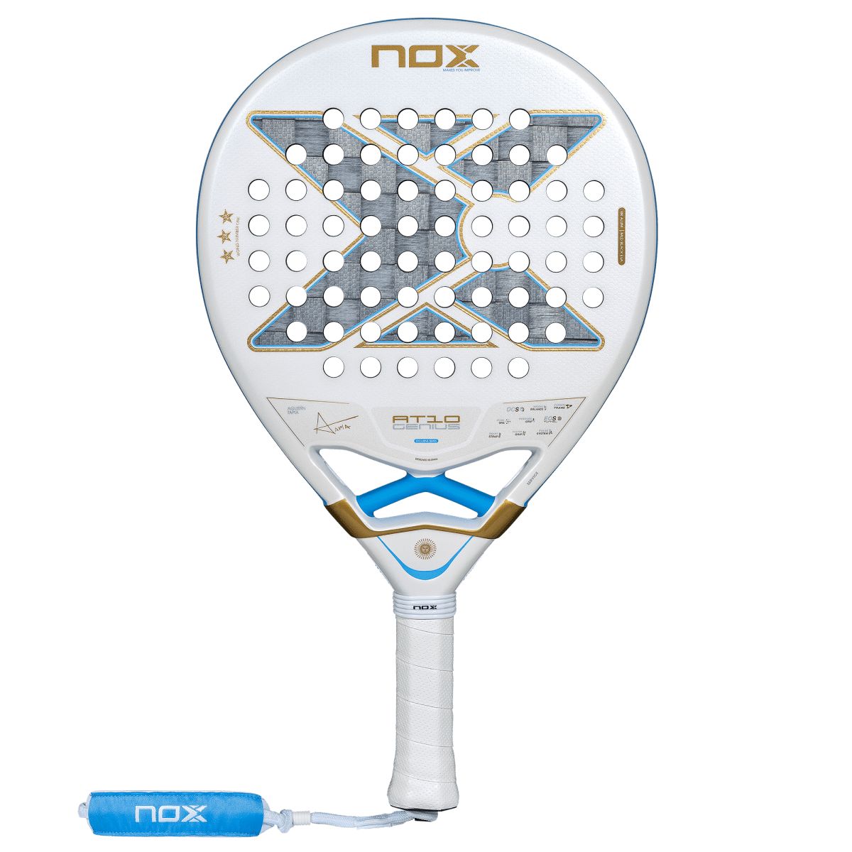 Nox At10 Genius 18k Alum Argentina Exclusive Edition | Padel Kiwi