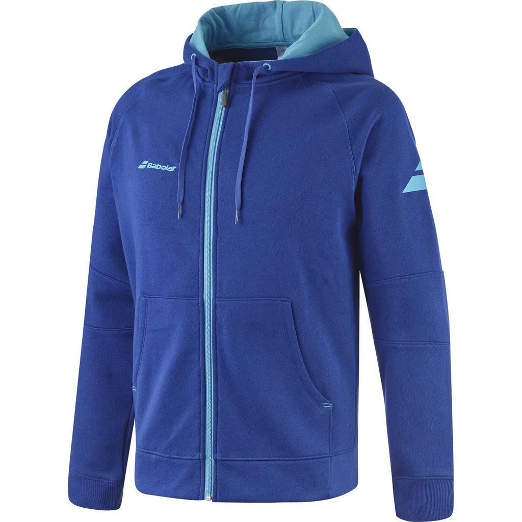 Exercise Hood Jacket Blue Men 