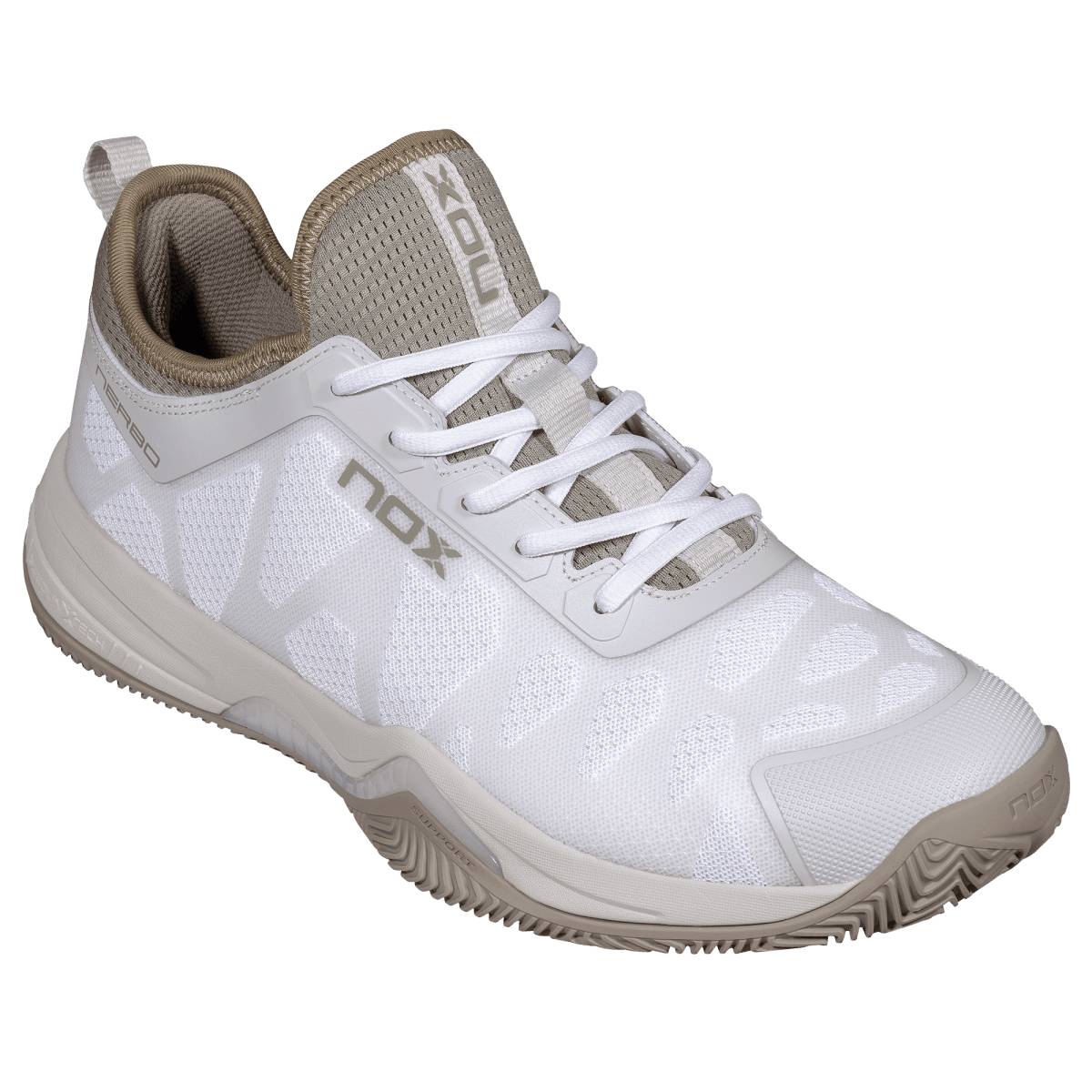 Nox Nerbo White/Vetiver 2026 パデルシューズ | Padel Kiwi