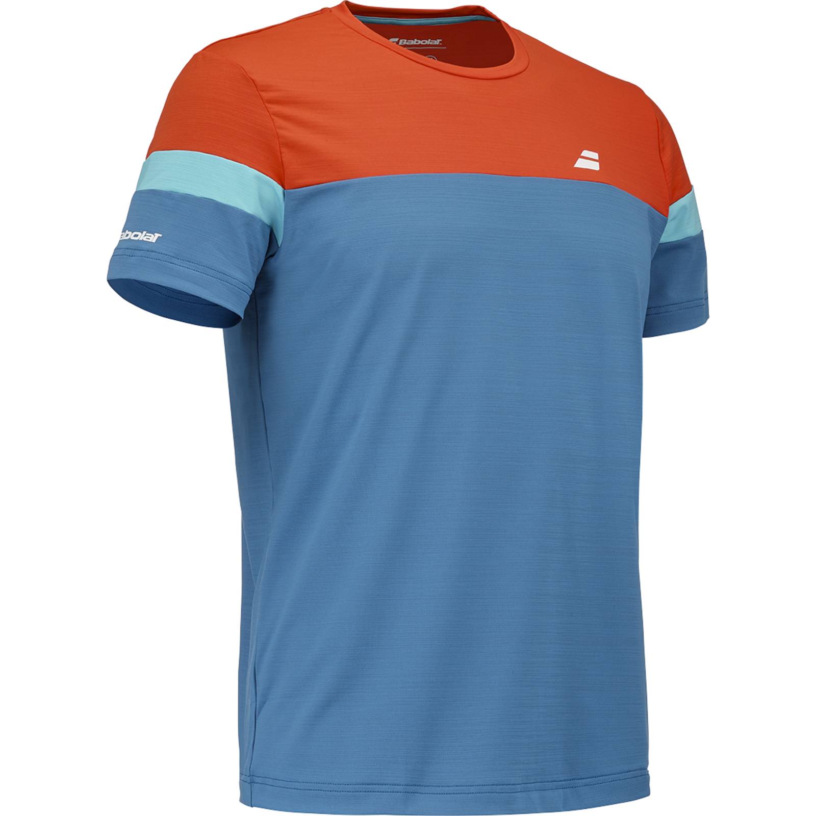 T-shirt Babolat Petrol blue Perf Crew Neck Tee Men 