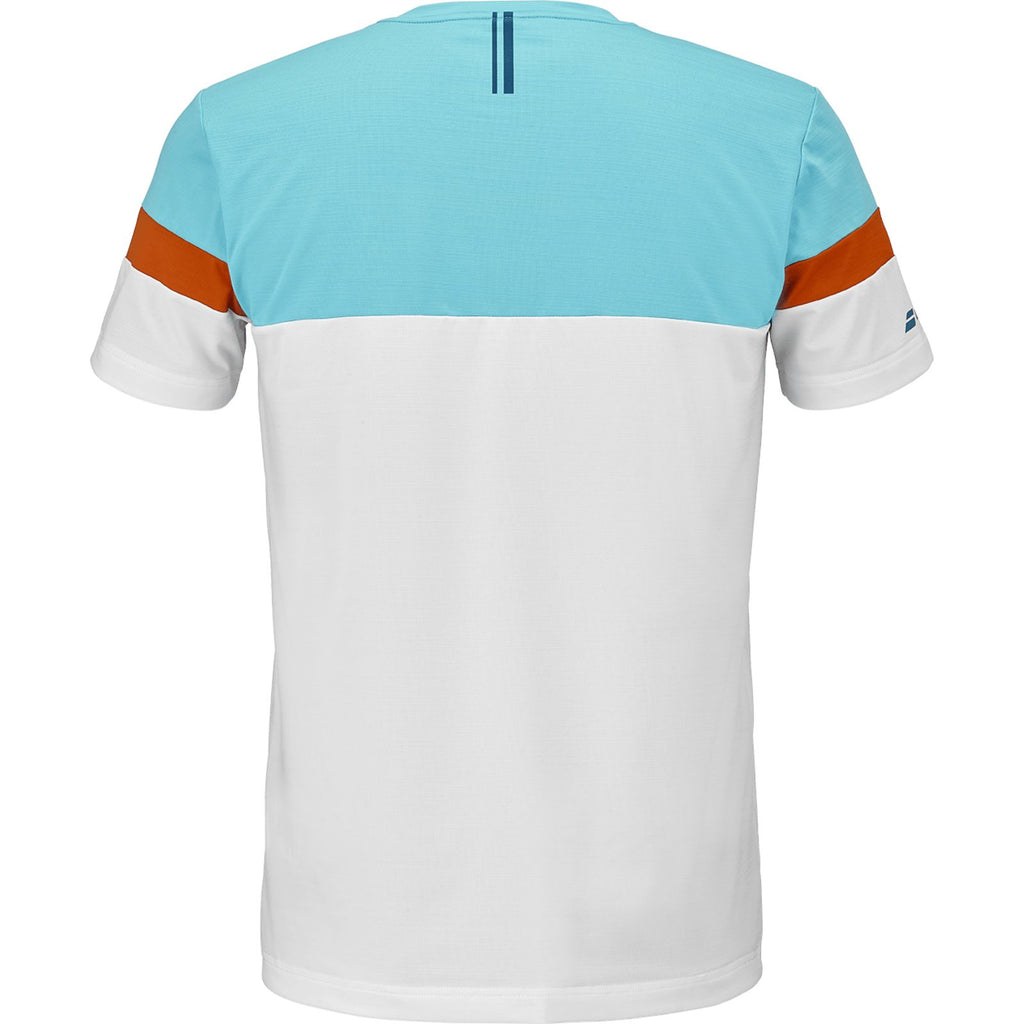 White Perf Babolat T-shirt Crew Neck Men 