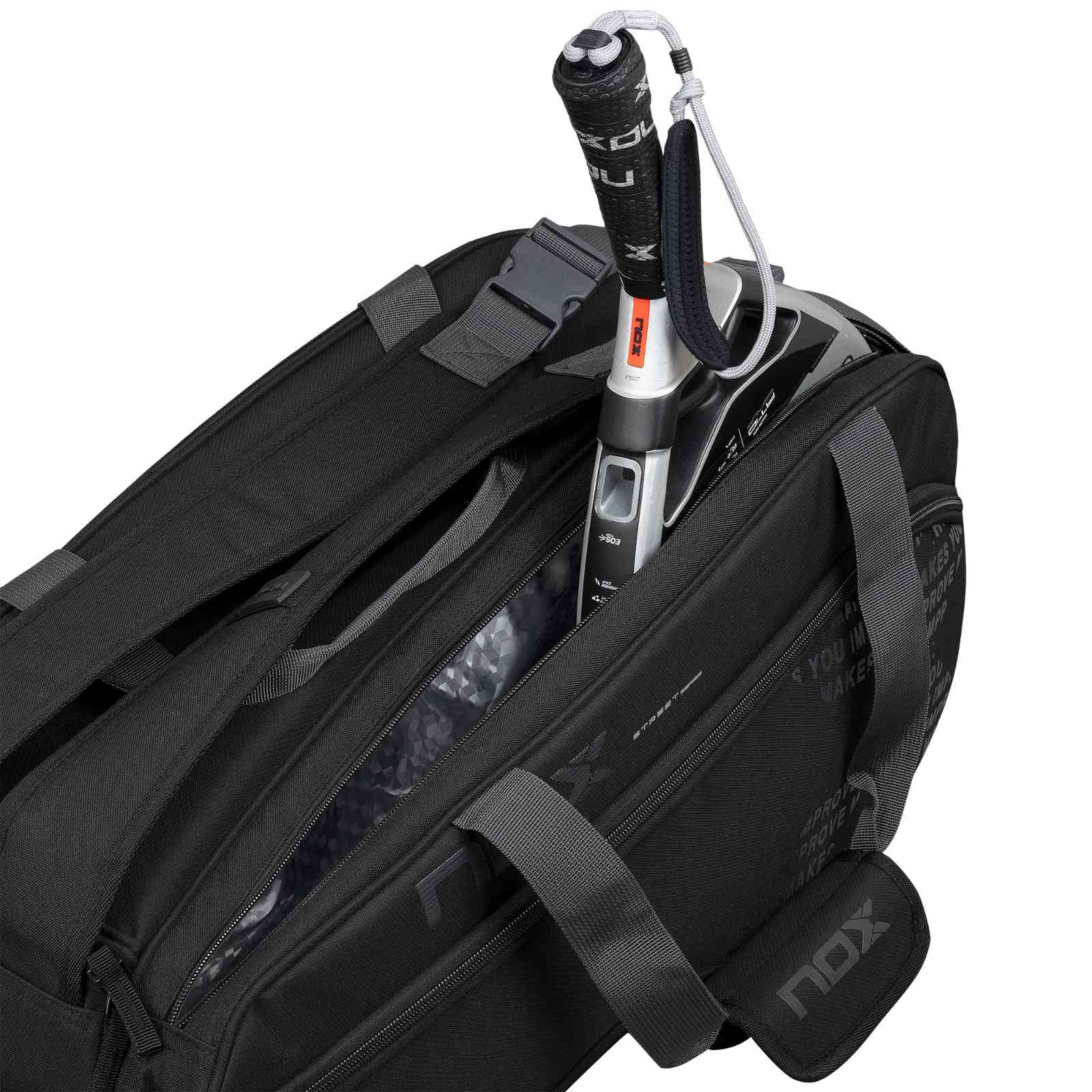 Schlägertasche Nox Street Series Black/Grau 