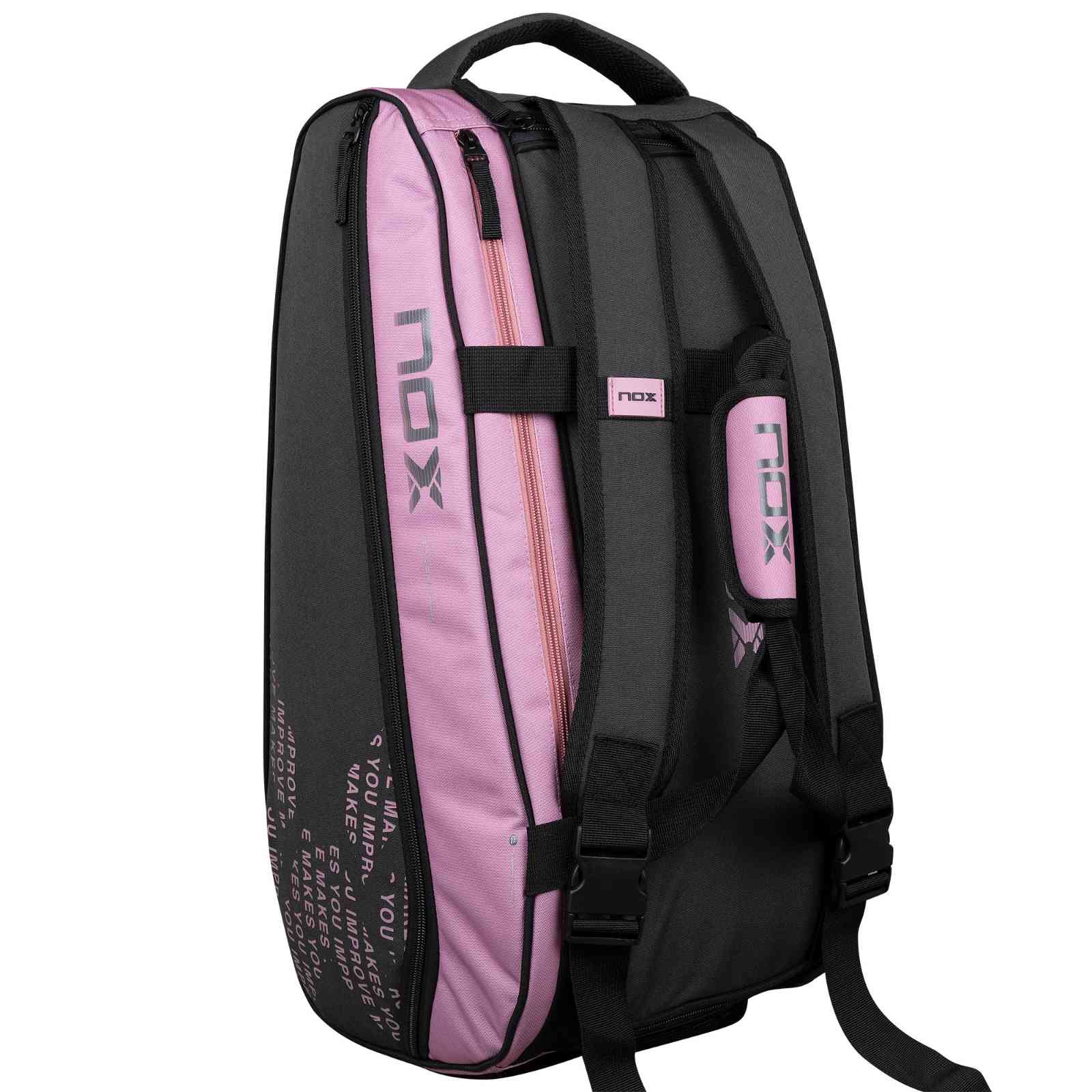Borsa per racchette Nox Street Series Grigio/Rosa 