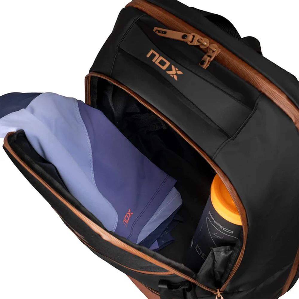 Rucksack Nox Luxury Open Series Schwarz/braun