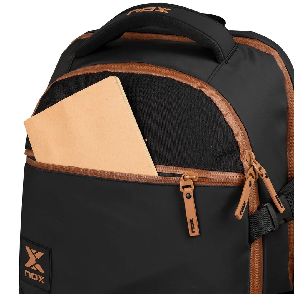 Rucksack Nox Luxury Open Series Schwarz/braun