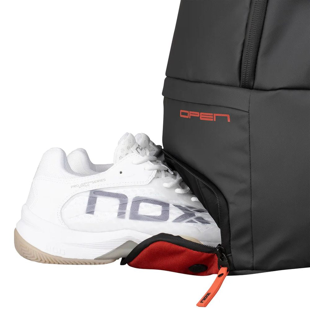 Sac à dos Nox Luxury Open Series Noir / rouge
