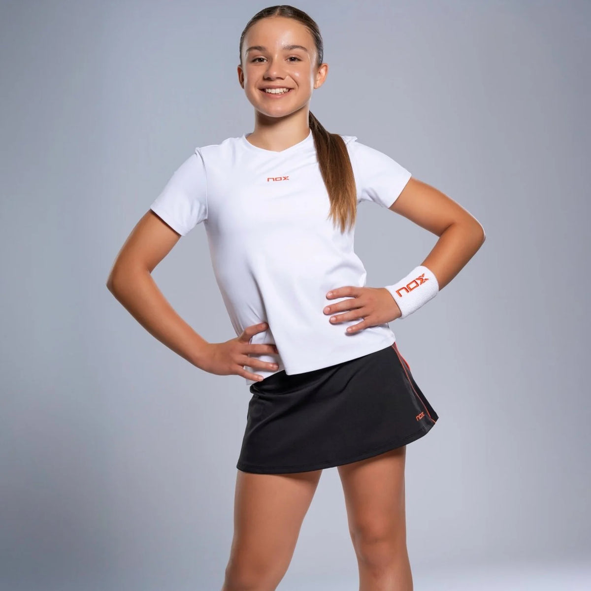 Nox Meisjes-T-shirt Team White