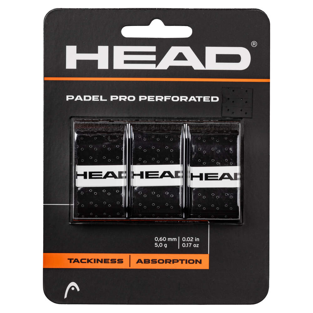 Head Padel Pro Perforato Overgrip Nero 