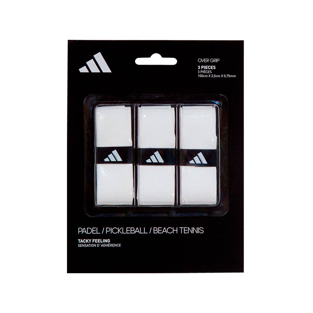 3 Overgrips Wit geperforeerd Adidas