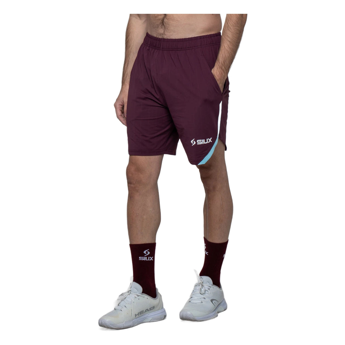 Pantalón corto SIUX Apex 2026 Hombre Burdeos