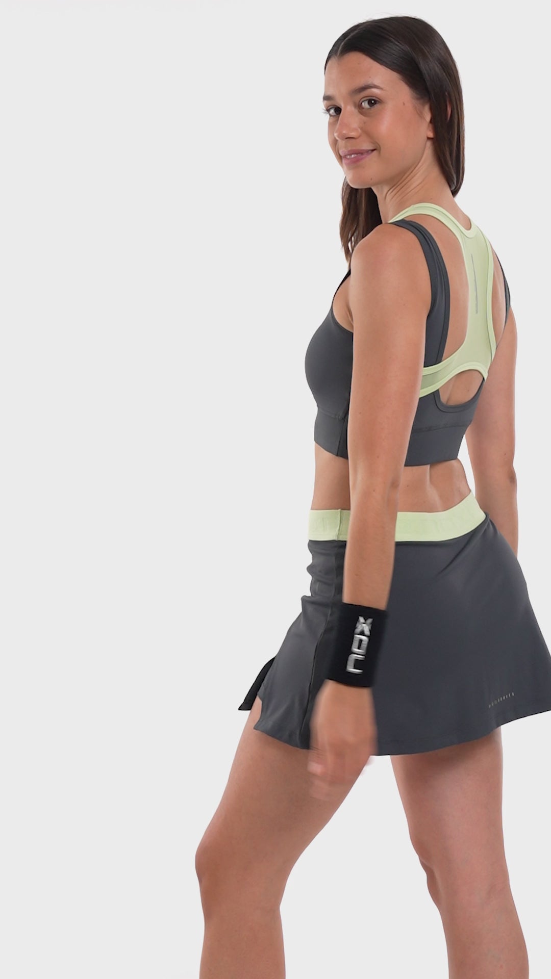 Sutiã superior Nox Pro Charcoal Mulher cinzenta