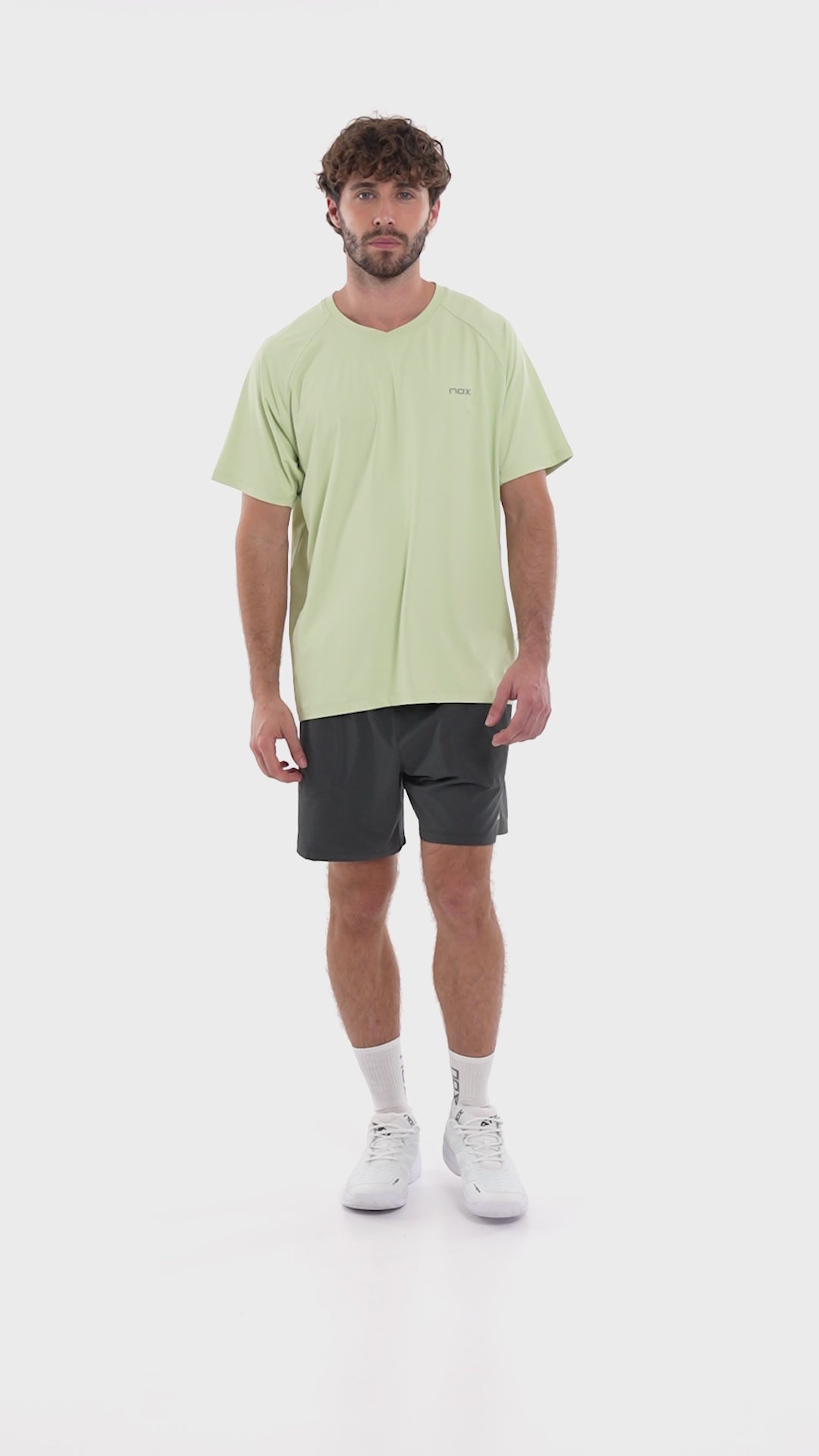 Camiseta Nox Pro Verde Lirio Hombre