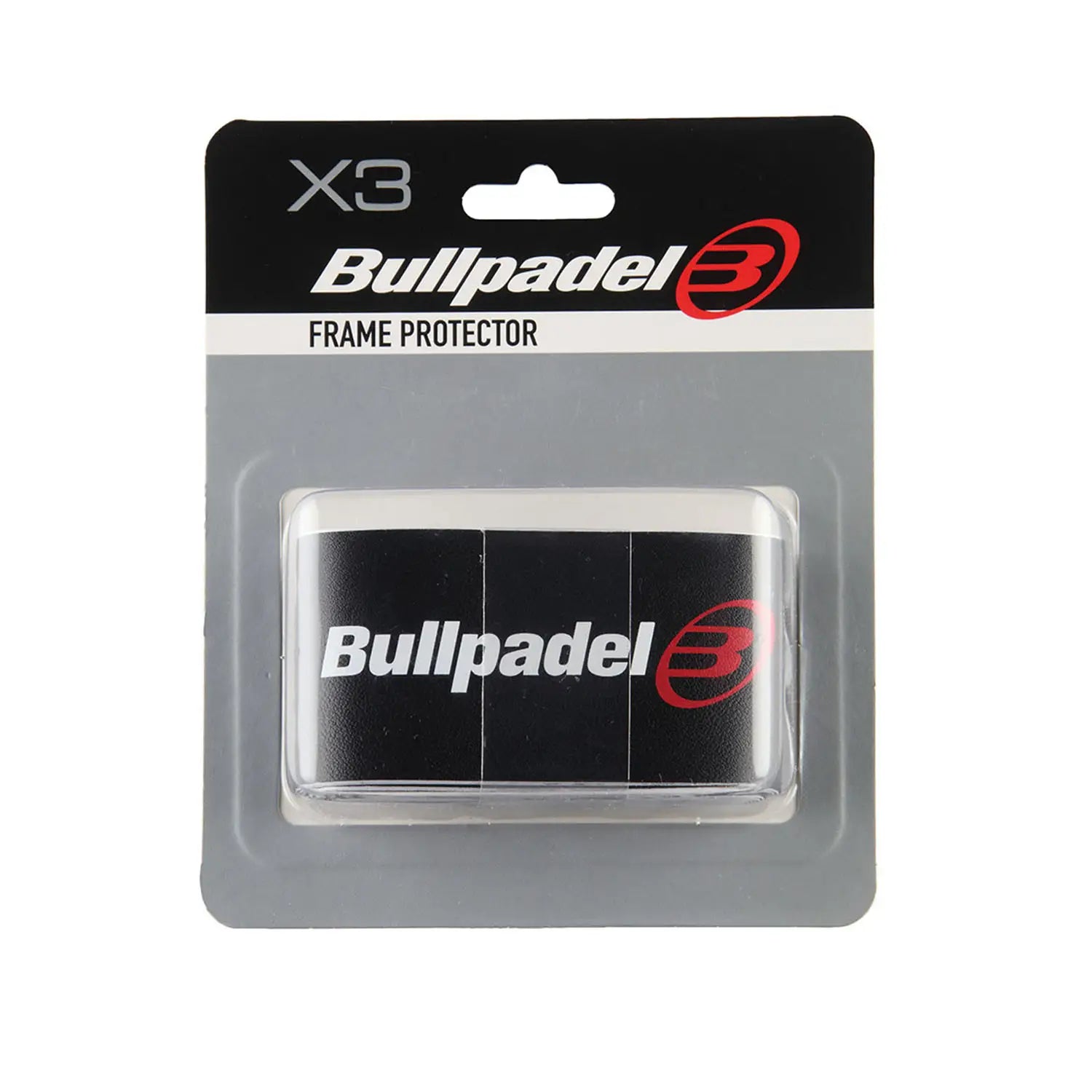 Protetor Bullpadel Frame Preto 3 unidades 