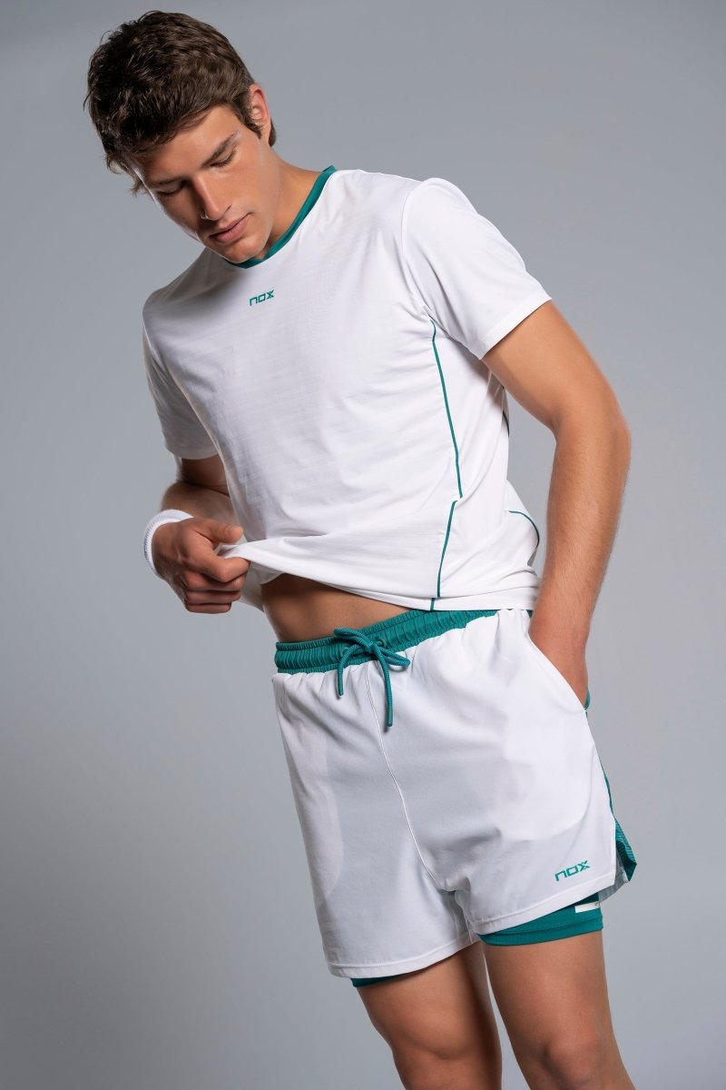 Short Nox Pro White/Ivy Green Hombre 2026