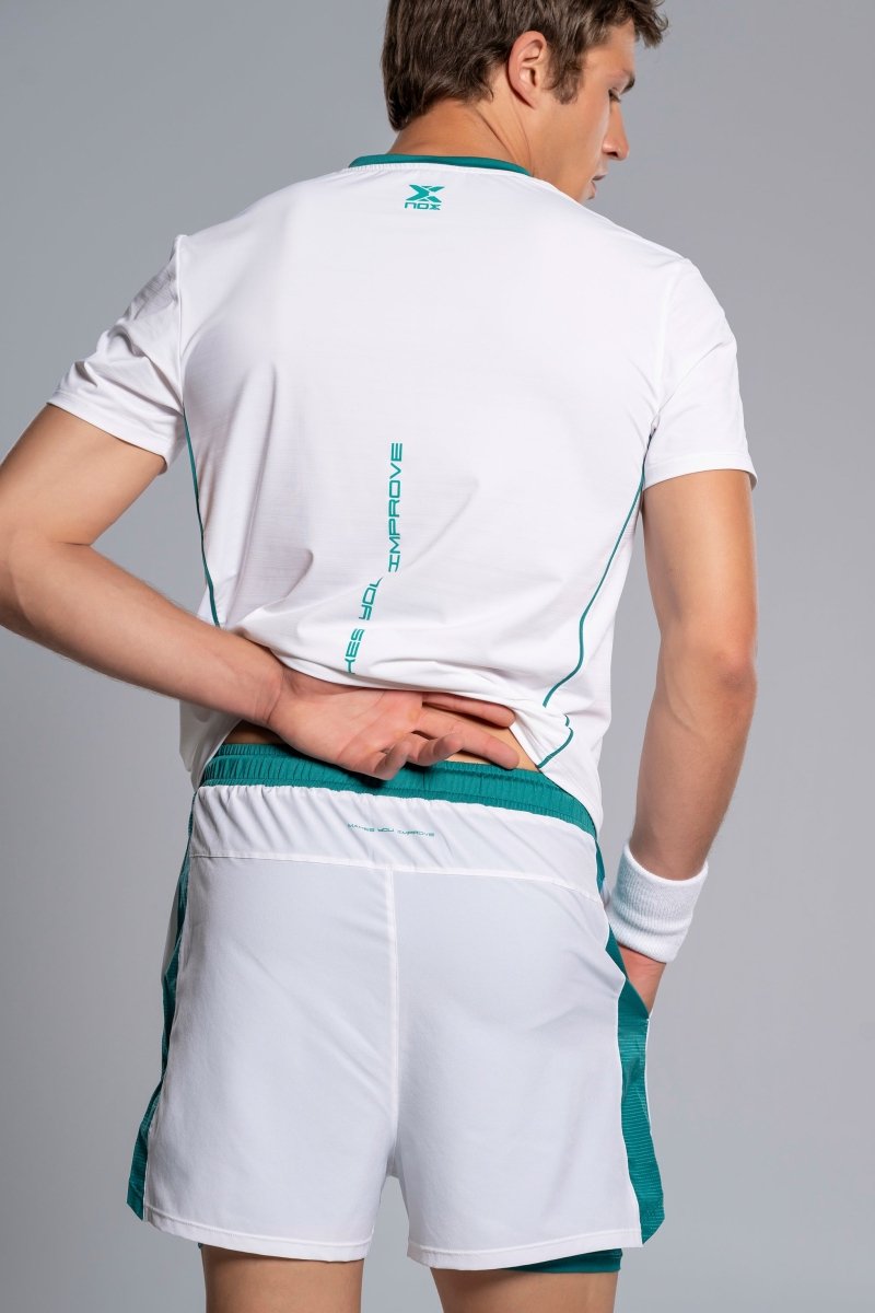 Short Nox Pro White/Ivy Green Hombre 2026