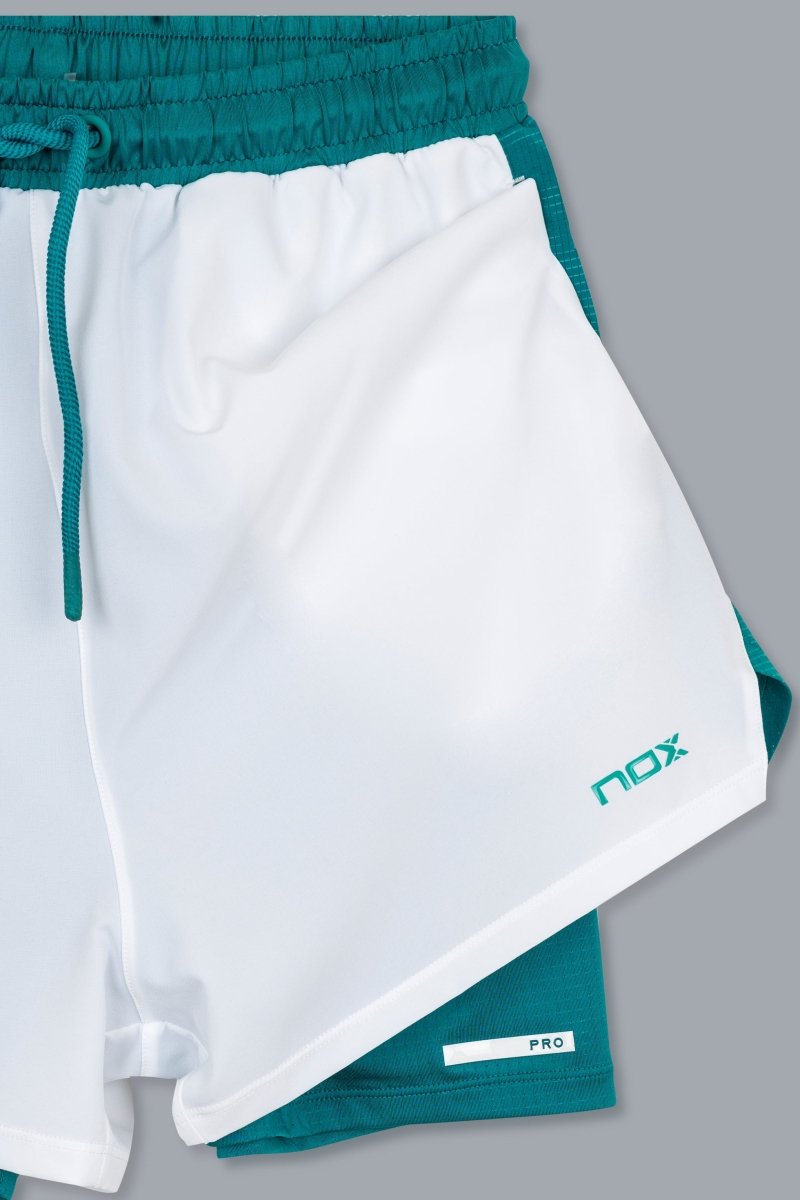 Short Nox Pro White/Ivy Green Hombre 2026