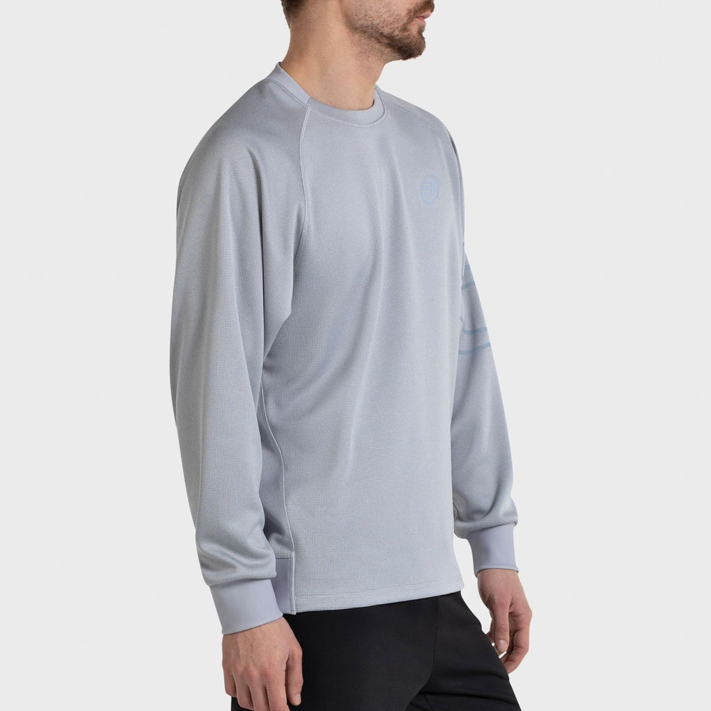 Bullpadel Esna Sweatshirt in meliertem Blaugrau