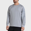 Bullpadel Esna Sweatshirt in meliertem Blaugrau