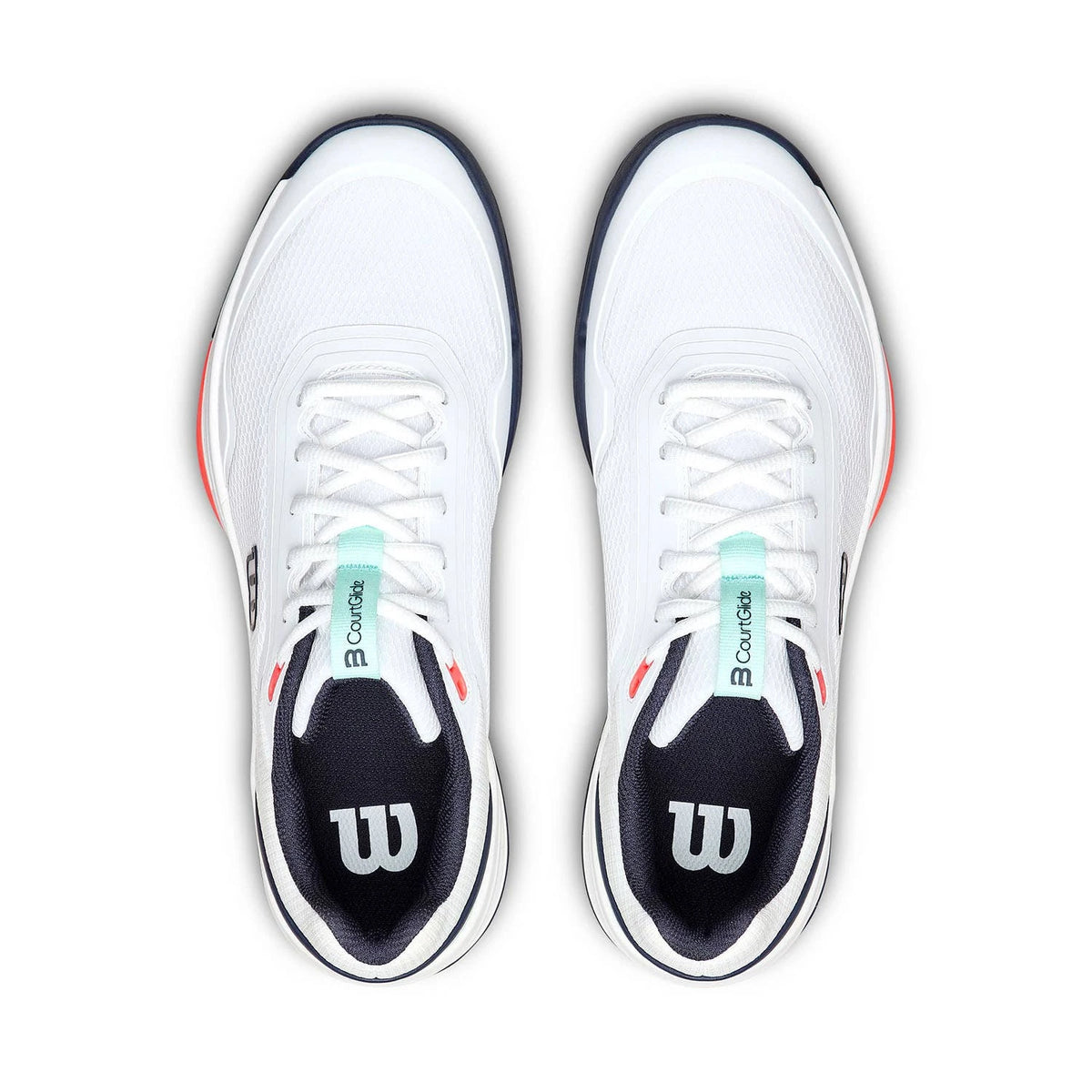 Zapatillas Wilson Courtglide Padel Blanco/Marino/Coral