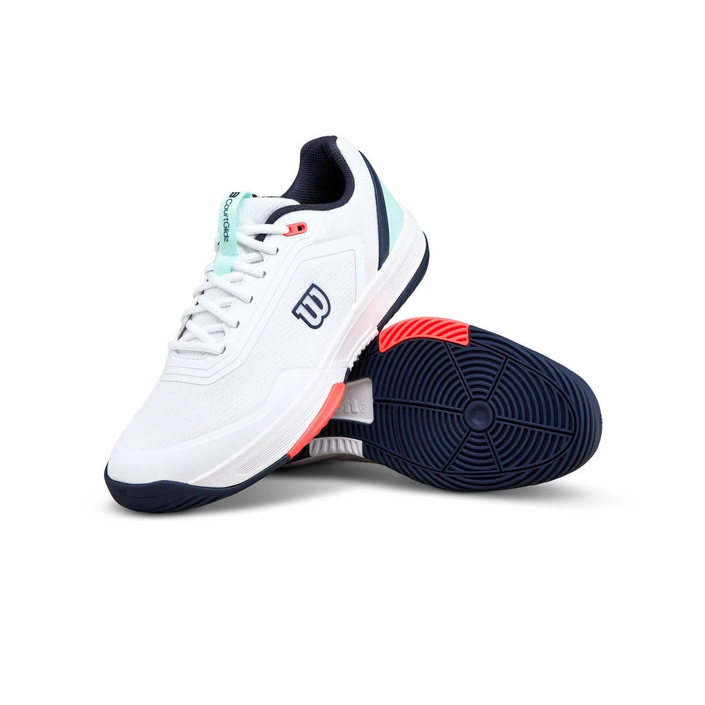 Zapatillas Wilson Courtglide Padel Blanco/Marino/Coral