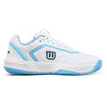 Zapatillas Wilson Courtglide Padel Mujer Blanco/Azul Claro