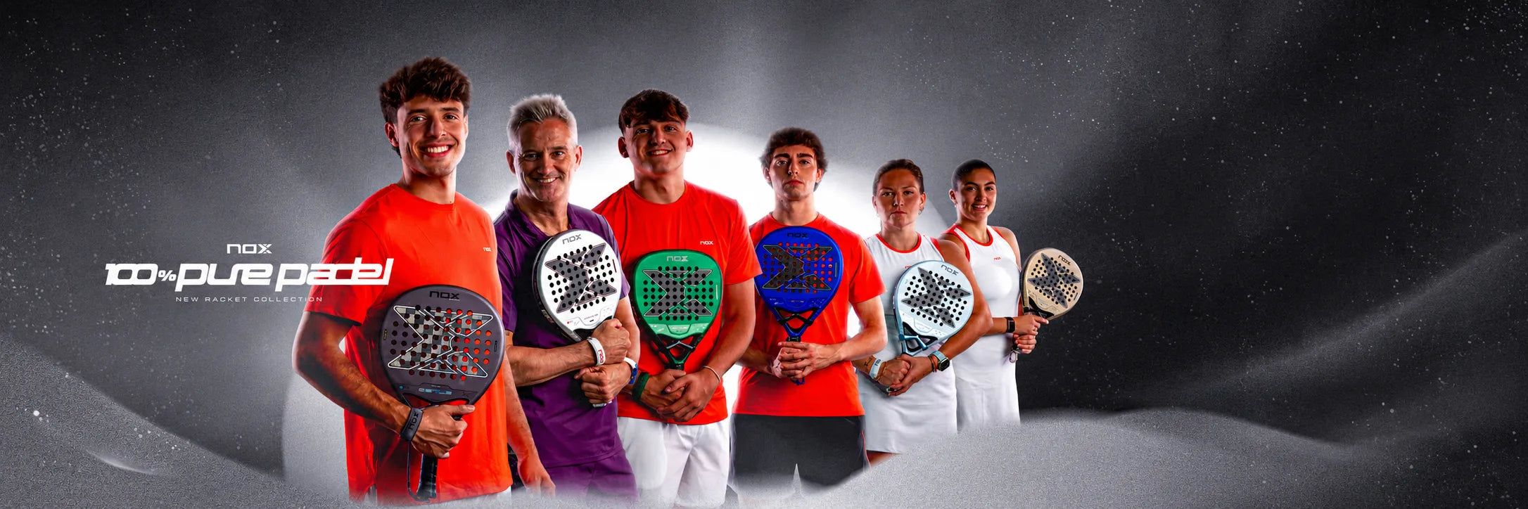 NOX 100% Pure Padel: nueva colección de palas 2027 con el Team NOX