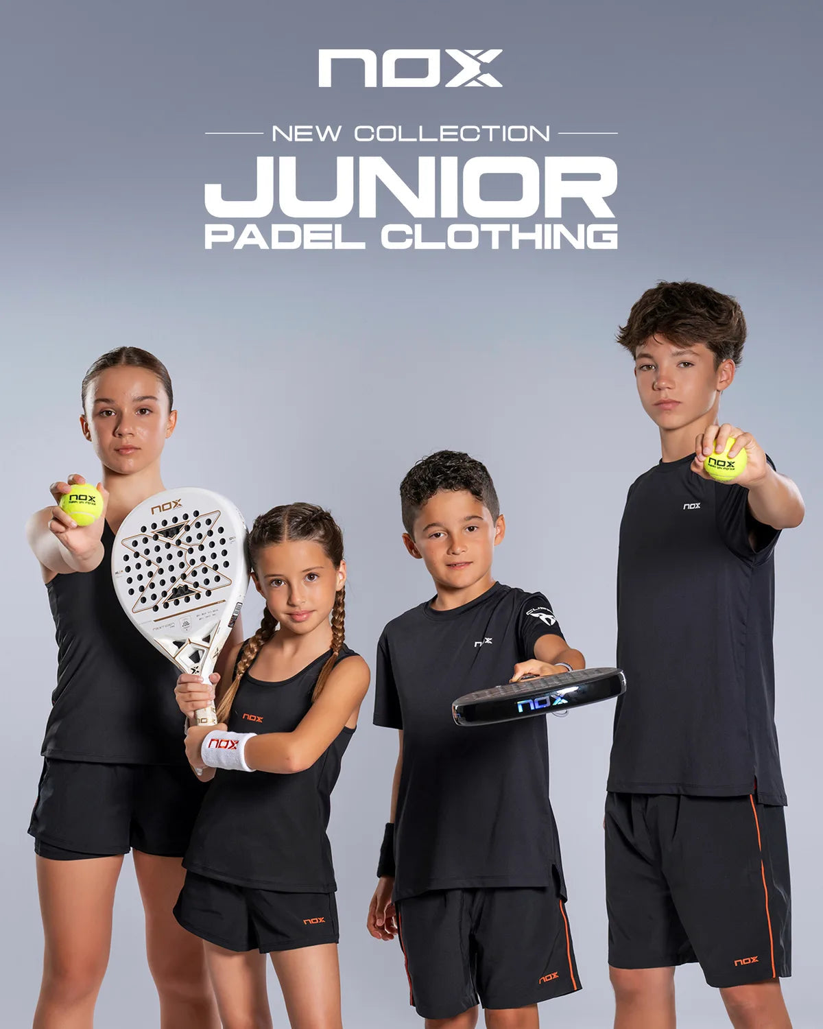NOX Junior Padel Clothing, nueva colección textil infantil